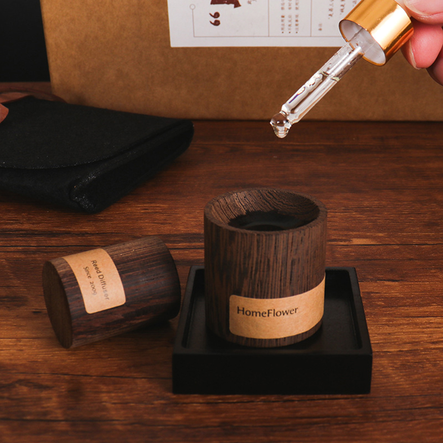 Home Fragrance Diffuser - 블랙 월넛 에센셜 오일 디퓨저, 실내