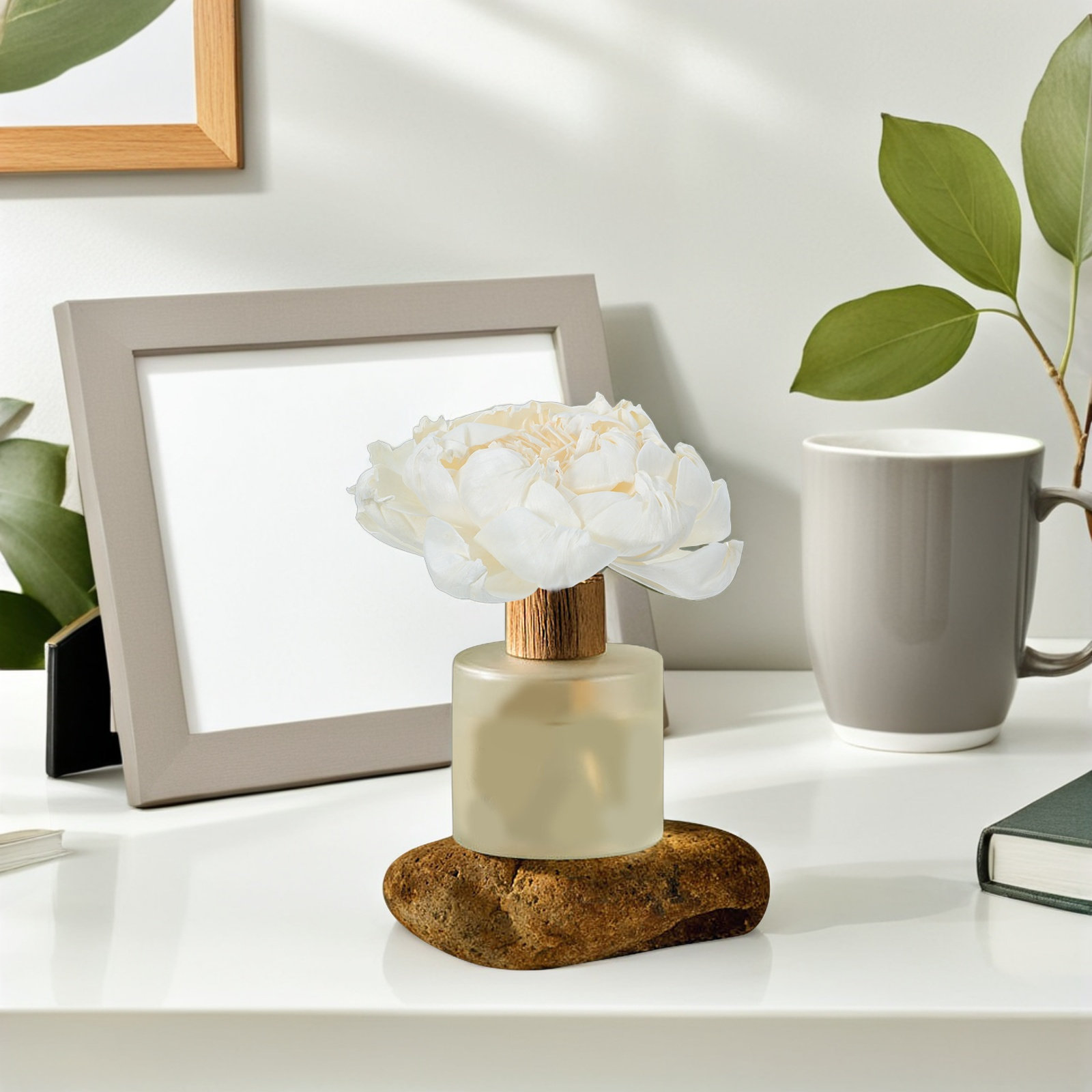 모란꽃 향 디퓨저 12cm 인조 모란꽃 향기로운 장식용 - Home Fragrance Diffuser 리뷰 및 가격