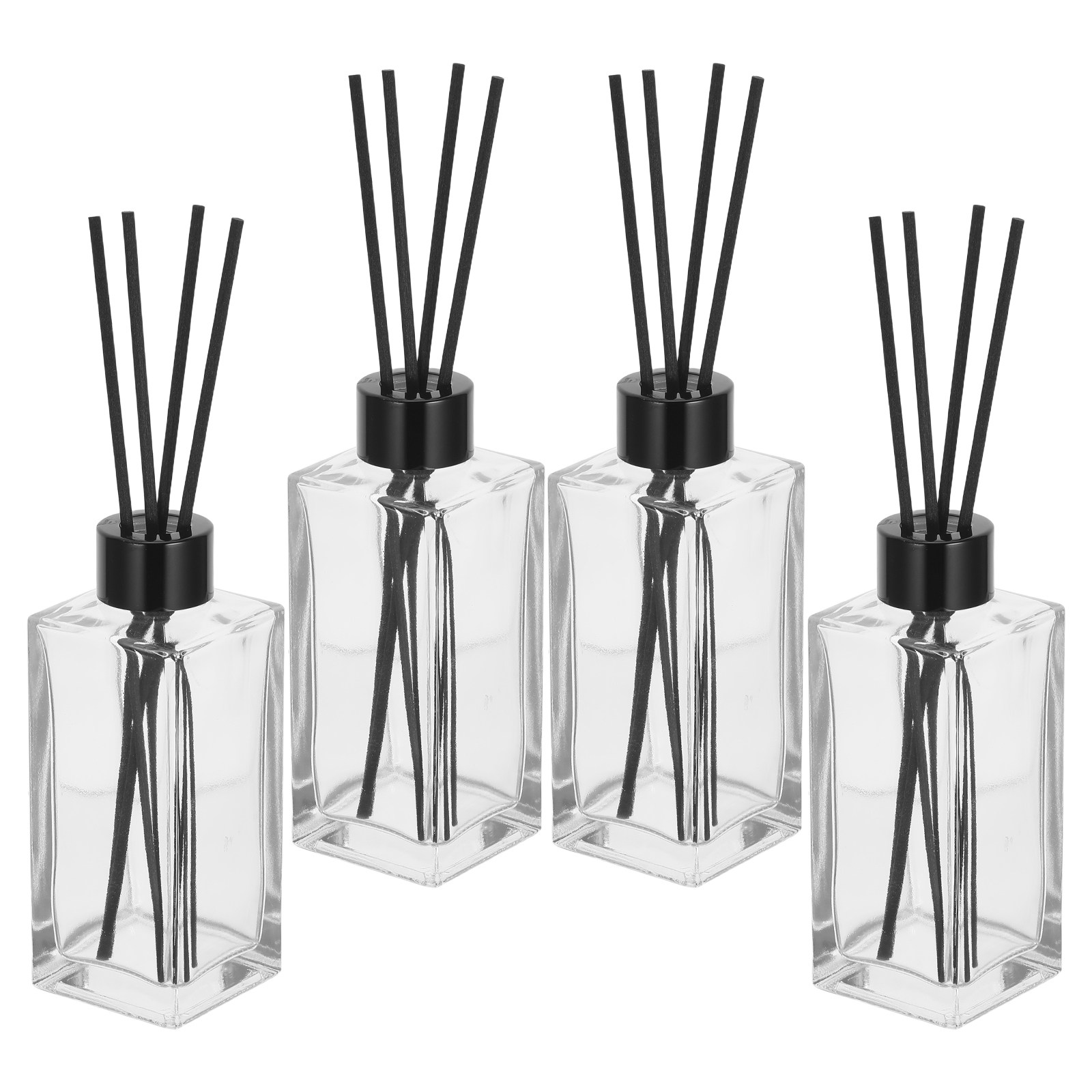 4세트 욕실 향기 디퓨저 리드 스틱 소형 미니 투명 유 - Home Fragrance Diffuser 리뷰 및 가격